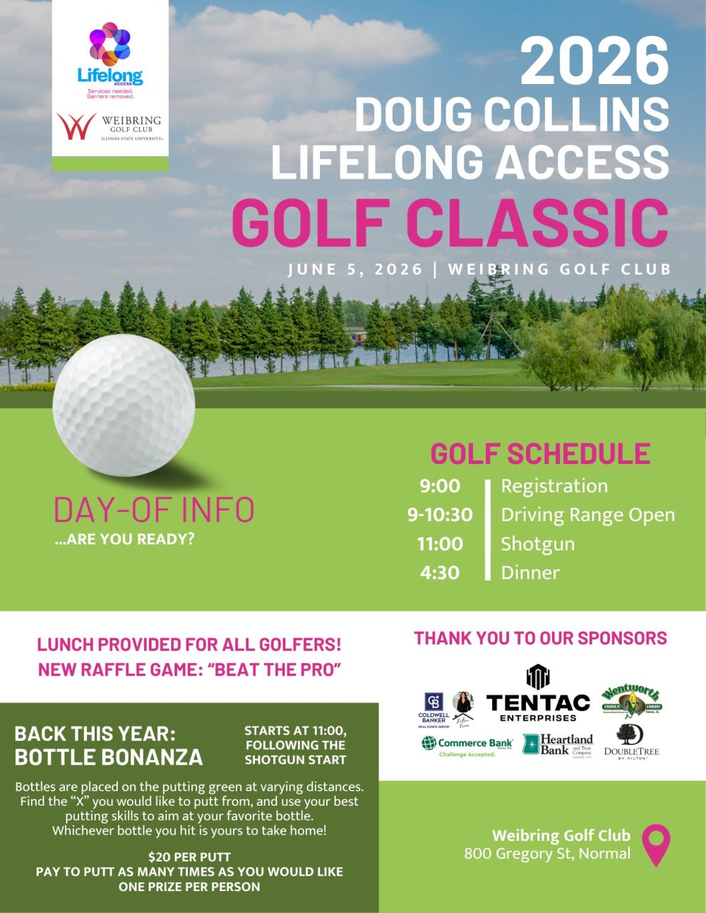 2026 Pre-Golf Email